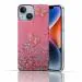 RJR iPhone 14 Back Case Cover for Girls | Sparkle Glitter | Stylish for Ladies Women Back Case Cover for iPhone 14-Pink