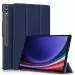 ProElite Cover for Samsung Galaxy Tab S9 Ultra Cover Case, Smart Trifold Flip case Cover for Samsung Galaxy Tab S9 Ultra 14.6 inch Support S Pen Magnetic Attachment, Dark Blue