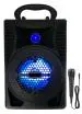 MUSIFY HIGH SELLING WS-403 Wireless Speaker Led Disco Light subwoofer Sound System with DJ Light Carry Handle-Travel Speaker Support Bluetooth, FM Radio, USB, Micro SD Card Reader, AUX with [Free Mic] 15 W, 4