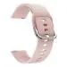 Morden 19mm Watch Replacement Band, Smart Watch Soft Silicone Strap with Metal Buckle Lock Compatible with Noise ColorFit Smartwatch Flexible & Latest Fashion Watch Strap-(Pack of 1, Baby Pink)
