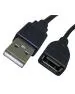 7 Seven USB 2.0 Male a to Female a Extension Cable for Laptop and USB Disk 3m Black
