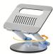 Tech Gear 360 degree Laptop Stand Ergonomic Height Angle Adjustable Laptop Riser for Desk Laptop Stand