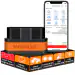 MODAXE Advanced Chipset OBD II Scanner Code Reader V2.2 Smart Car Vehicle Diagnostic Scanner Tool | Bluetooth 4.0 | Supports ODB2/OBDII Protocols | Compatible with Android & Apple iOS
