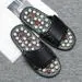 Acupressure Magnetic Therapy Sandals Rotating Acupressure Foot Slippers for Men & Women (Small)