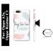 BUDDHU Positive Quote Printed Back Cover with Mobile Holder, Pop socket for Oppo A3s, Realme C1