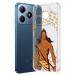 Fashionury Back Cover for Realme Narzo N63 Designer, Printed,Transparent,Flexible, Silicon -D2095