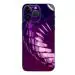 GADGETSWRAP Printed Vinyl Skin Sticker for iPhone 15 Pro - Purple Layers