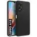 Fashionury Back Cover Case for Oppo A18 Matte Soft Silicon Flexible | Camera Bump Protection | All Side Shock Proof Rubberised Back Case Cover for Oppo A18 4G (Black)