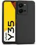 Aviaaz Vivo Y35 Black Silicon Back Cover