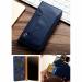 ClickCase Flipper Series Faux Leather Magnetic Card Holder Wallet Kickstand Case Flip Cover For MOTOROLA G54 5G (Blue)