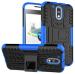 S-Hardline Moto G4 Plus Blue Polycarbonate Rugged Shockproof Armour Dual Layer Case