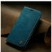 ClickCase Sheepskin Series Faux Leather Magnetic Card Holder Wallet Kickstand Case Flip Cover For iPhone 15 Pro Max (Teal Blue)