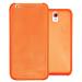Heartly Htc Plastic Mobile Orange Back Case Cover