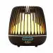 Allin Exporters DT-506H Aromatherapy Diffuser Essential Oil 4 in 1 to Purify, Ionize, Humidify & Spread Aroma Ultrasonic Humidifier Cool Mist with 7 Color Changing LED Lights (500ml, Dark Wood)