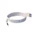 DHRIYAG Power Sharing Cable 1.5 m Replacement Cable for Startek FM220U USB (Compatible with Startek FM 220U Device, White, One Cable)