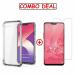 Kite Digital Oppo REALME C1 Transparent Bumper Shock Proof Corner Soft TPU Silicone Flexible Back Case Cover and Premium Tempered Glass Screen Protector