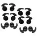 Generic Black Silicone Earbuds Eartips Caps For Samsung Galaxy S6 S7
