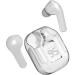 BKSTAR CB07 Waterproof Earbuds with Transparent Case|25 Hours Playtime|Touch Control | ENC|Auto Pairing|10mm Drivers|5.1v Bluetooth (White)