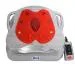 JSB HF12 Blood Circulation Massager Machine with Infrared for Pain Relief, Silver-Red
