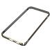 Defender Black Aluminium Protective Dual Tone Rim Bumper With Lock For Motorola Moto G 2Nd Gen