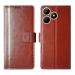 A D Enterprises Brown GP Flip Cover for Realme C53 | Magnetic Case | Shock Absorbent | Flip Cover Realme C53