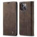 Excelsior Premium Retro PU Leather Wallet Flip Case Cover Compatible with Apple iPhone 15 Plus (Coffee)