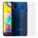 Kite Digital Samsung M30S Back Screen Protective Film Carbon Fiber Skin Transparent Screen Guard Sticker