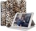 Caseelo Flip Cover for Apple iPad 9.7 inch 6th 2018 / 5th 2017 [ iPad 6th Gen & 5th Generation ] Tablet ( A1893 A1954 A1822 A1823 ) Printed Soft Silicone Smart Case with Honeycomb Cooling Feature [ Soft Air Bag Corner Protection ] ( Leopard )