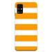 MobiEra Samsung Galaxy M51 White Orange Design Plastic Hard Case Cover