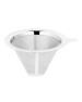 Verilux Stainless Steel and Metal Pour Over Coffee Filter Maker One to Two Cup Coffee
