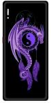 aadia Huawei Mate 30 Pro Matte Vinyl Ying Yang Printed Mobile Skin Sticker with Scratch Resistant Lamination