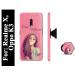 BUDDHU Girl Quote Printed Hard Back Case Cover with Mobile Holder, Pop holder, Pop socket for Realme X, Oppo K3