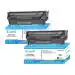 EAIERS CRG 303 Compatible for 303 Toner Cartridge for Laserjet - LBP2900, LBP2900B, LBP3000, L11121E Black Printer Cartridge (Black Pack of 2)