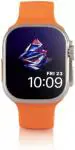 Chronos Smart Calling, Longer Battery, Heart rating Monitor, Waterproof ,Touchscreen Smartwatch (Orange Strap, Medium)