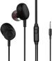 Zbox Black In The Ear Tangle Free Head Earphone Wired Headset