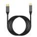 Microware USB C to Mini Displayport Cable for MacBook Pro 2017/Galaxy S8, Black