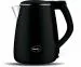 Pigeon Aura 1.2L Double walled kettle/Stainless Steel interior (black, 1500 watts)