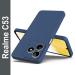 Fashionury Back Cover for Realme C53 (Blue, Grip Case, Pack of: 1)