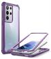 i-Blason For Galaxy S21 Ultra - 6.8 Inch Purple Shock absorbent Front And Back Cover