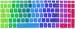 iFyx Hp 15.6 inch Rainbow Silicone Keyboard Skin Protector Case Cover