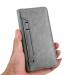 ClickCase Flipper Series Faux Leather Magnetic Card Holder Wallet Kickstand Case Flip Cover For iQOO Neo 6 5G (Grey)