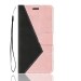 Trounce Tango Series Dual Pink & Black Shade Faux Leather Mobile Wallet Flip Cover For Nokia 3.2