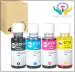 INK POINT Refill HP GT51, 52 Used with DeskJet GT 5810, GT 5811, GT 5820, GT 5821 Printer Multicolor Ink Bottle pack of 4