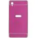 Gorogue Pink Metal Back Case Cover For Sony Xperia M4 Aqua