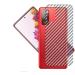 DAMDAM Back 9H Screen Protector Film Carbon Fiber Back 9H Skin Transparent Screen Guard Sticker Compatible For Samsung Galaxy S20 FE (Pack Of 2 Pc)