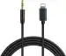 Astound Aux Cable 1 M Copper Braiding Lightning Aux Cable To 3.5Mm Audio Cable (Compatible With Camera, Computer, Gaming Console, Mp3 Player, Mobile, Smart Watch, Tv, Tablet, Black)