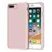 LIRAMARK Liquid Silicone Soft Back Cover Case for Apple iPhone 7 Plus / 8 Plus (Pink Sand)