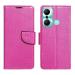 A D Enterprises Net Pink Flip Cover for Infinix Hot 20 Play | Magnetic Case | Shock Absorbent | Flip Cover Infinix Hot 20 Play
