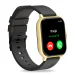 pTron Pulsefit P261 Bluetooth Calling Smartwatch with Heart Rate & SpO2 Monitor (Black & Gold)