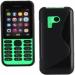 Bizbeetech Black Back Cover For Nokia 150